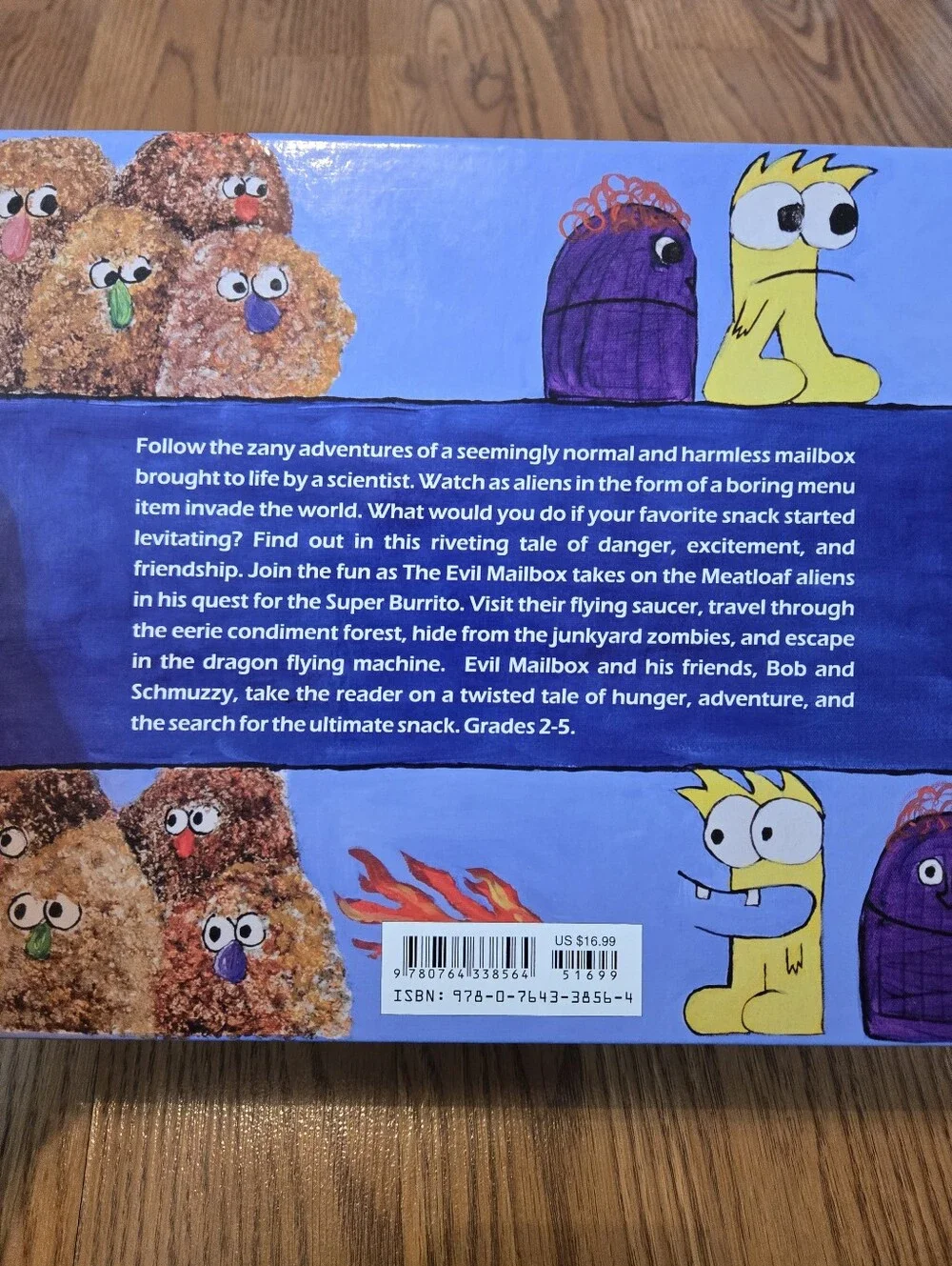 The Evil Mailbox and the Super Burrito Kids Hardcover Book Illustrated Picture